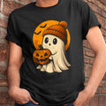 Cute Ghost with Pumpkin – Halloween Shirts & Hoodies