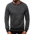 Men's solid color cotton blend pullover hoodie, view 6