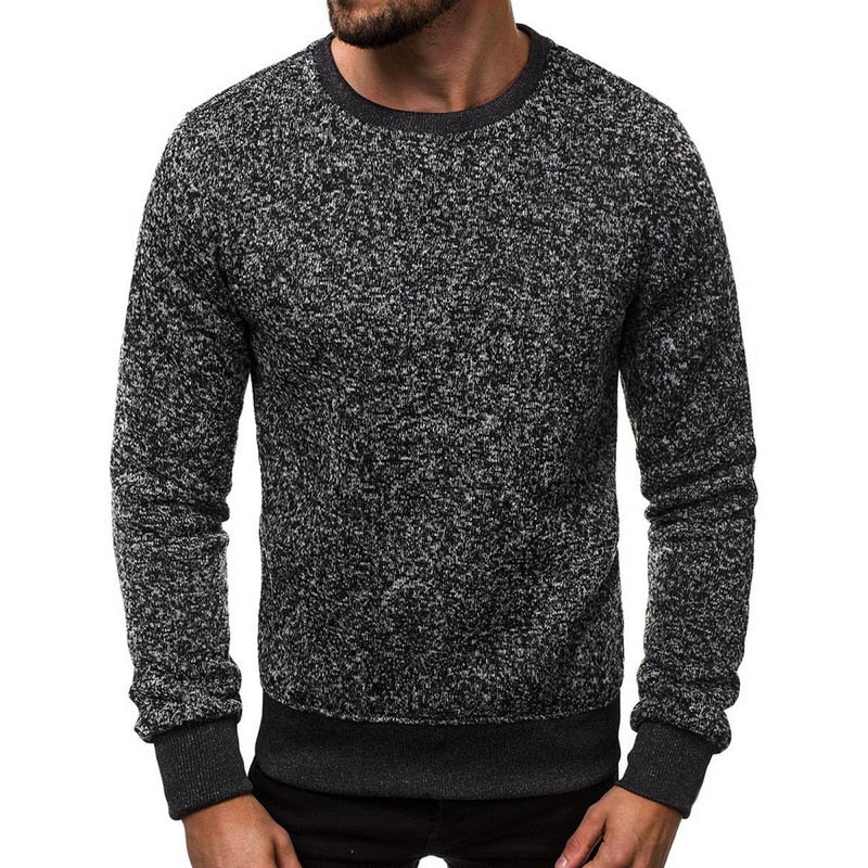 Men's solid color cotton blend pullover hoodie, view 6