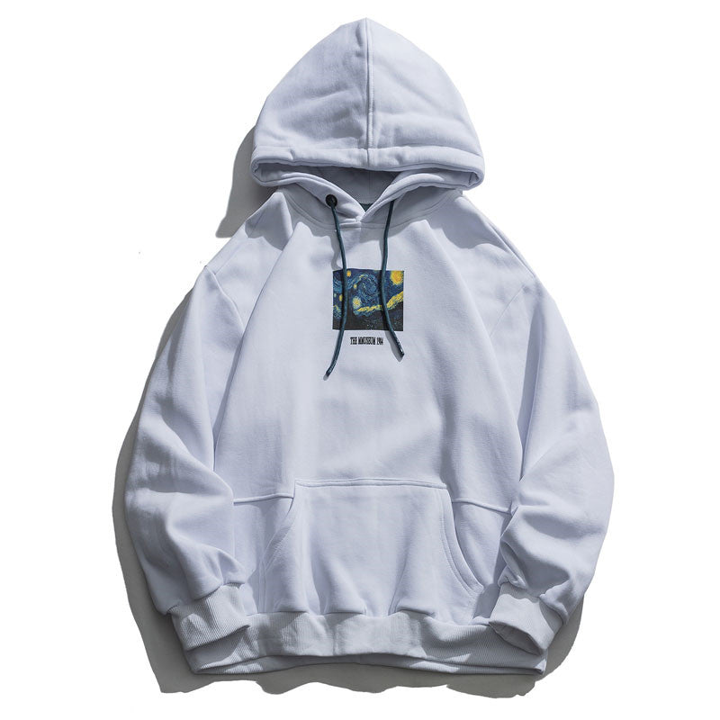 Men's 100% cotton pullover hoodie, view 3